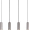 TRIO MARLEY - Hanglamp - 4 lichtpunten - Nikkel mat - 75cm breed (excl. 4x GU10 35W)