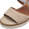 Tamaris Sandalen - Klittenbandsluiting - Beige