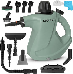 LUMAN C2 - Handstoomreiniger - 16 in 1 met 1050 Watt en 450 ML - Groen