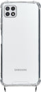 Mobiparts Galaxy A22 5G (2021) - Lanyard Case - Verstelbaar koord - Nude (beige)
