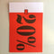 Klika - Hangetiket 35x70 mm -20% gesneden 250st - 20 stuks