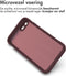 imoshion Hoesje - Geschikt voor iPhone SE (2022) / SE (2020) / 8 / 7 - EasyGrip Backcover - Aubergine
