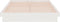 vidaXL - Bedframe - massief - hout - wit - 120x200 - cm