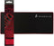 SureFire Silent Flight 680 - Gaming muismat - Nauwkeurige controle - Zwart/rood