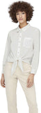 ONLY ONLLECEY LS KNOT SHIRT NOOS - Dames Blouse - Knoopdetail - All over streep - Maat L