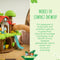 Klorofil - School Speelset - 3 poppetjes en 9 accessoires