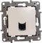 Legrand NILOÉ - Inbouw RJ45 UTP CAT6 stopcontact - Enkelvoudig - Wit