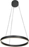Steinhauer Exclusive - hanglamp - Mykty - LED - Ø 60cm - zwart - 4203ZW