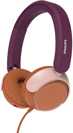 Philips TAK2000MP/00 - On-Ear koptelefoon - Volume beperkt tot 85 dB - Oranje Paars Roze
