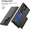 iMoshion Hoesje Geschikt voor Samsung Galaxy S24 Ultra Hoesje - Ruimte voor 2 pasjes - iMoshion Backcover met pasjeshouder - Zwart