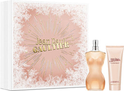 Jean Paul Gaultier Classique Giftset - 100 ml eau de toilette spray + 75 ml bodylotion - cadeauset voor dames