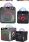 N-GEAR Block Party 602 XL - Karaoke set - 2 Microfoons - RGB verlichting - Space Grey (2 stuks)