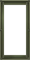 vidaXL - Plantenbak - 40x80x40 - cm - koudgewalst - staal - olijfgroen