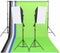 vidaXL - Fotostudioset - met - verlichtingsset, - achtergrond - en - reflector