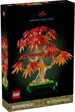 LEGO Botanicals - Japanse Esdoorn Bonsaiboompje - 474 onderdelen - Donkergroen