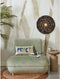 GOOD&MOJO Wandlamp Tanami - Rotan Zwart - Ø55cm - Binnen Modern