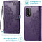 iMoshion Hoesje Geschikt voor Xiaomi Redmi Note 9T (5G) Hoesje Met Pasjeshouder - iMoshion Mandala Bookcase - Paars