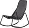 WOOOD Tom Schommelstoel Buiten - Rattan - Zwart - 97x51x95