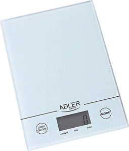 Adler AD 3138 - Keukenweegschaal - 5kg capaciteit - wit
