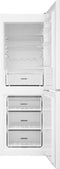 Whirlpool W5 721E W - Koel-vriescombinatie - LessFrost en 6th Sense Technologie - Wit