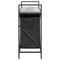 vidaXL - Wasmand - 2 - vakken - met - plank - grijs - sonoma - eiken