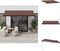vidaXL - Luifel - handmatig uittrekbaar 400x300 cm - bruin