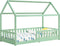 Juskys Marli - Kinderbed - 90 x 200 cm - Valbeveiliging - Mint