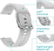 iMoshion Bandje Geschikt voor Samsung Galaxy Watch Active 2 (44mm) / Galaxy Watch Active 2 (40mm) / Galaxy Watch (42mm) / Galaxy Watch 40 mm / Galaxy Watch 3 41mm - iMoshion Siliconen bandje - Lichtgrijs
