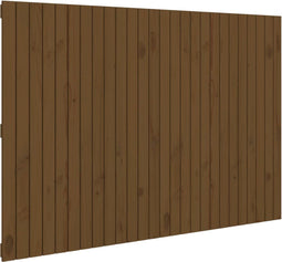 vidaXL - Wandhoofdbord - 166x3x110 - cm - massief - grenenhout - honingbruin