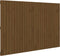 vidaXL - Wandhoofdbord - 166x3x110 - cm - massief - grenenhout - honingbruin