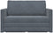 vidaXL - Zetelbed - 2-in-1 - Donkergrijs - 124x204x61 - cm - Velvet