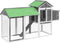 vidaXL - Kippenhok - 193x65x117 - cm - massief - grenenhout - grijs