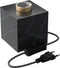 Calex Tafellamp Marmer - E27 - Max 40W - Zwart (1 stuk)