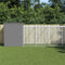 vidaXL - Hondenhok - met - ren - 214x661x181 - cm - staal - lichtgrijs