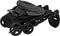 vidaXL - Kinderwagen - 2-in-1 - staal - donkergrijs - en - zwart