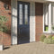 vidaXL - Raamfolie - strepenpatroon - mat - 60x2000 - cm - PVC