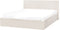 ORBEY - Bed met opbergruimte - Off-white - 160 x 200 cm - Bouclé