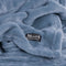Mica Decorations Famke Fleece Plaid - L180 x B130 cm - Lichtblauw