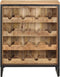 vidaXL - Wijnkast - 62x33x78,5 - cm - ruw - mangohout