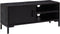 vidaXL - Tv-meubel - 90x30x40 - cm - massief - grenenhout - zwart