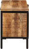 vidaXL - Opbergkist - 82x30x43 - cm - massief - ruw - mangohout