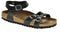 Birkenstock Kumba - Dames Sandalen - Gekruist bandje - Zwart - Maat 37