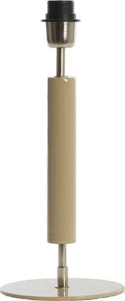 Light & Living Tafellamp Kulai - 49cm - Beige/Nikkel - excl. kap
