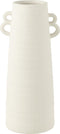 J-Line vaas Kegel - keramiek - wit - small - 44 cm hoog