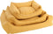 Flamingo Baldar - Orthopedische hondenmand - Memory foam - Geel 100 x 80 x 25 cm