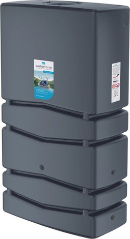 Prosperplast Aqua Tower - Regenton 350 liter - HDPE kunststof - Antraciet
