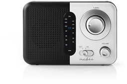 Nedis RDFM1300WT - Portable FM-Radio - Lichtgewicht met hoofdtelefoonaansluiting - Wit