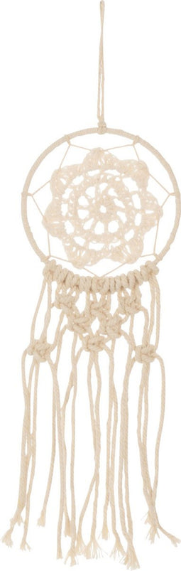 J-Line dromenvanger Macrame - katoen - ecru - small