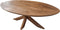 Salontafel Nordic - Salontafel industrieel - Salontafel ovaal 130x70 cm