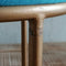 SVJ Kruk Rond - 32 x 32 x 42 cm - Ijzer/Polyester - Blauw